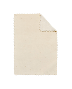 Zara Home плед детский из полиэстера, кремовый, 70x100 см