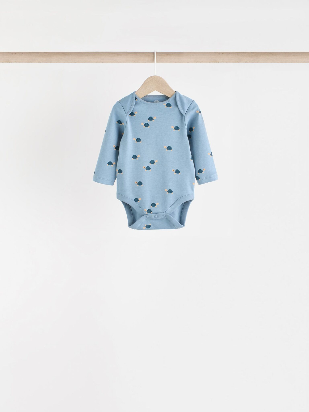 Боди с длинным рукавом для малышей Next N27-278, 5 шт., Молочный, Серый, Синий