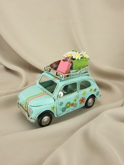 R&D Декоративная модель, Fiat 500 60-е гг. XX в., голубой с багажником