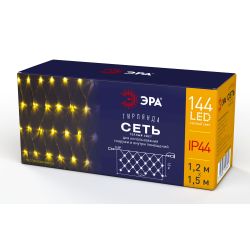 ENOS-01B ЭРА Гирлянда LED Сеть 1,2м*1,5м теплый свет, 24V, IP44