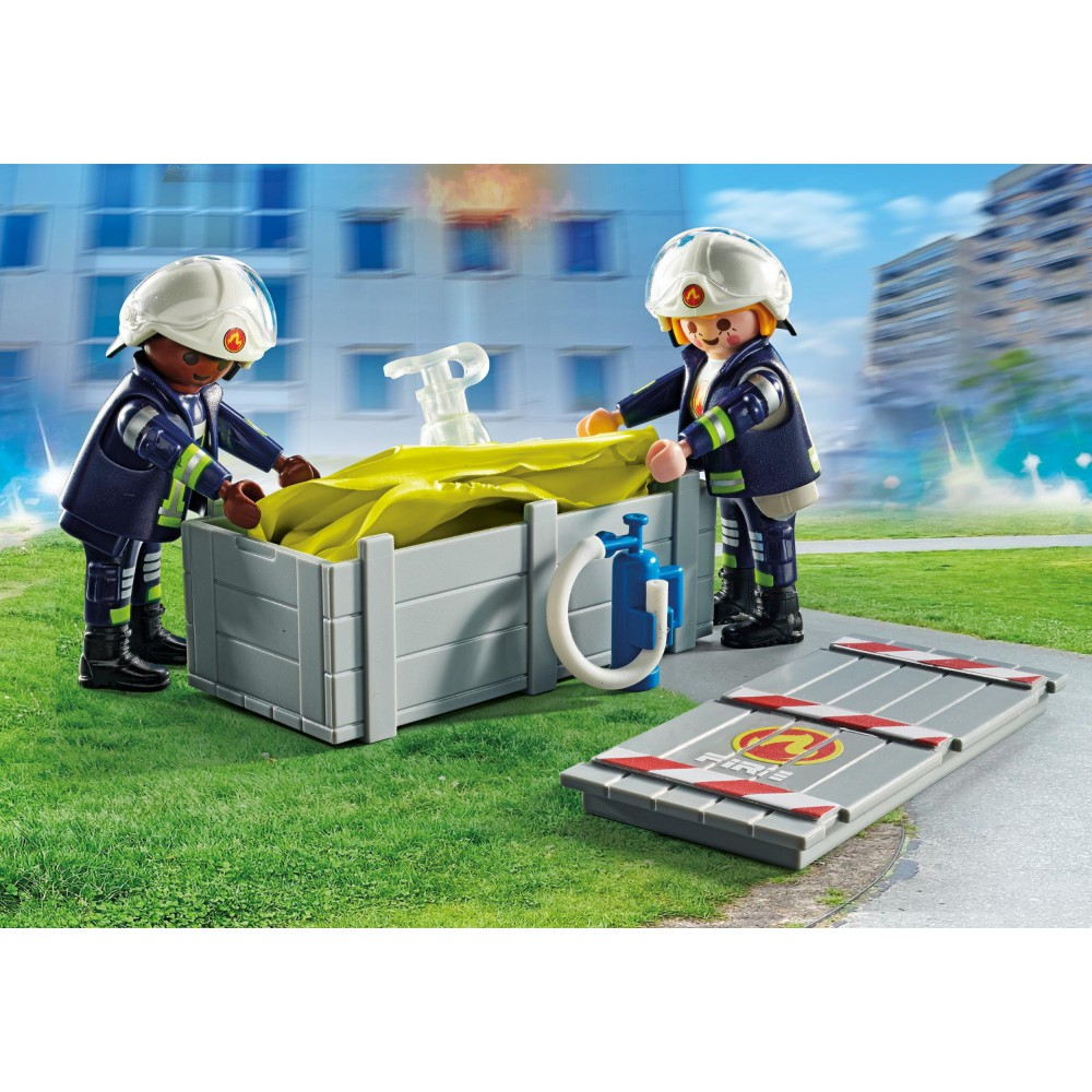 Playmobil - Action Heroes Пожарные с воздушной подушкой 71465