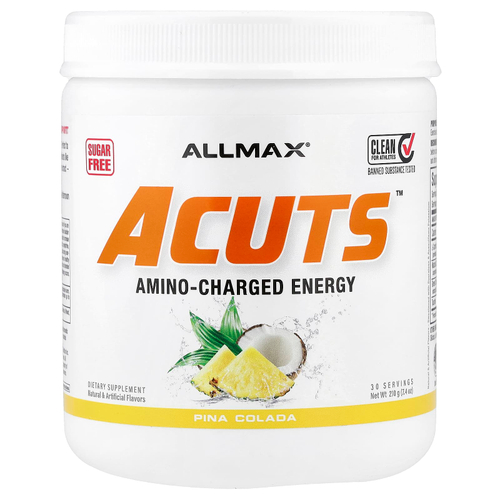 ALLMAX, ACUTS™, энергетический напиток с аминокислотами, со вкусом пина колады, 210 г (7,4 унции)