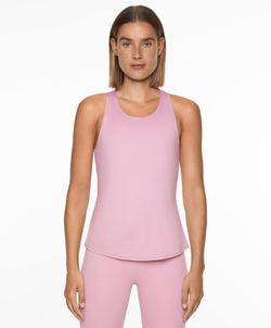 Oysho Футболка комфортлюкс с перекрестной спиной, розовый