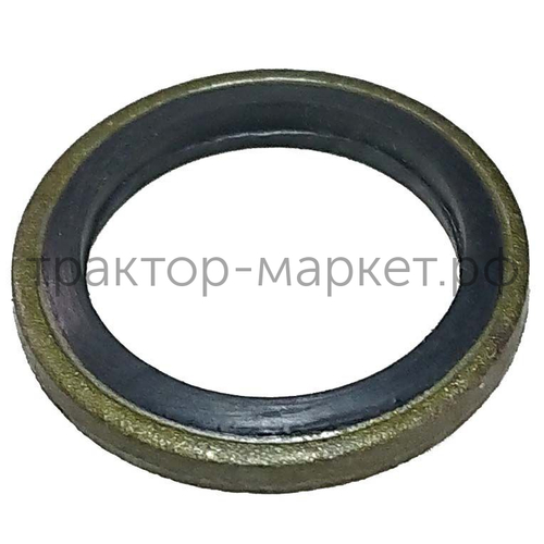 Шайба прорезиненная под фитинг М14 уплотнительная