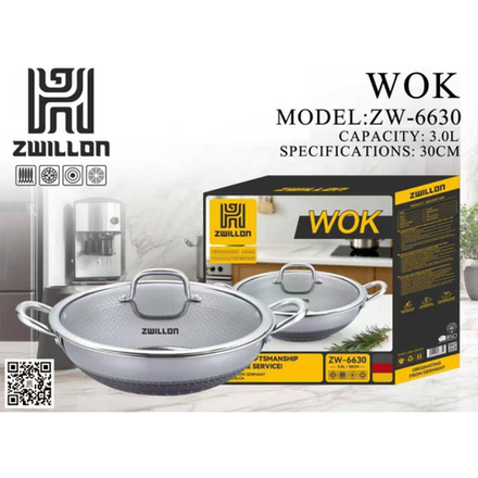 Сковорода Wok Zwillon ZW-6630 30 см
