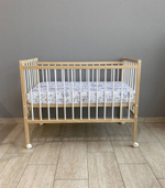 Кровать детская Колибри-Мини ЛК (натурально-белый)