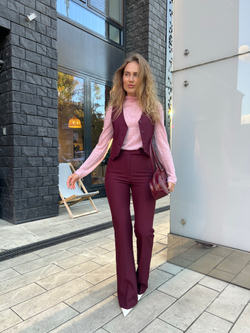 Брюки Элеганс винный