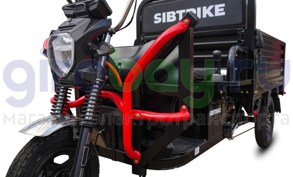 Грузовой электрический трицикл WHITE SIBERIA SIBTRIKE CARGO 1500W (60V/36Ah) - версия 2025 года фото №24