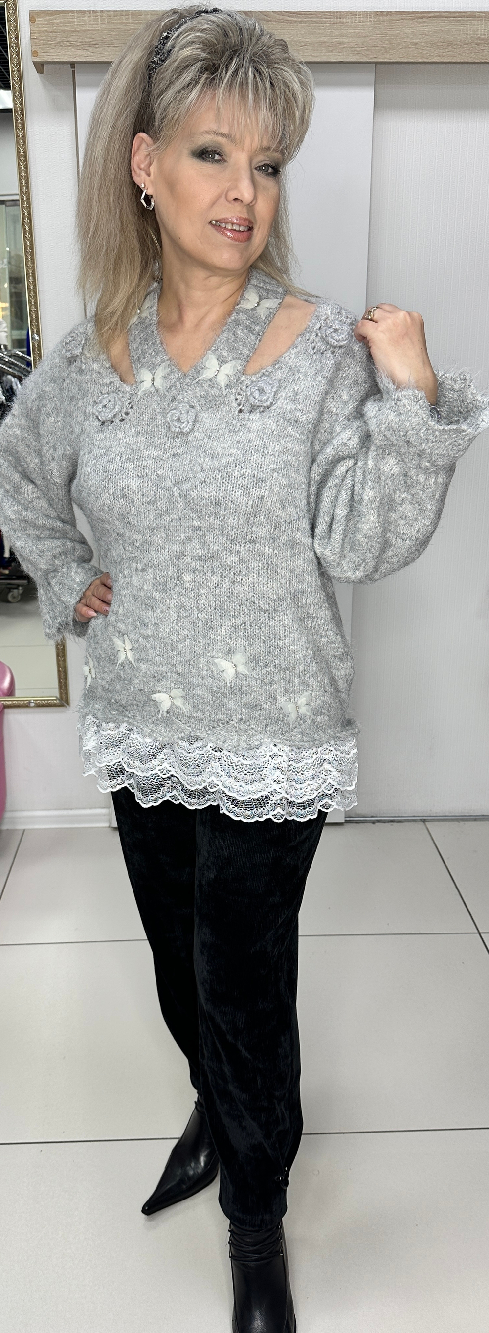 Нарядный итальянский джемпер.