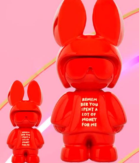 iMALE, ароматизированная скульптура NFT-NOT FAKE ART красный глянец 75 см, Mr&Mrs Fragrance