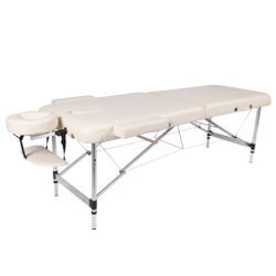 Массажный стол складной Mizomed Premium AL 2 (K), кремовый