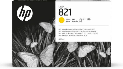 HP 821, Струйный картридж Latex, 400 мл, Желтый G0Y88A