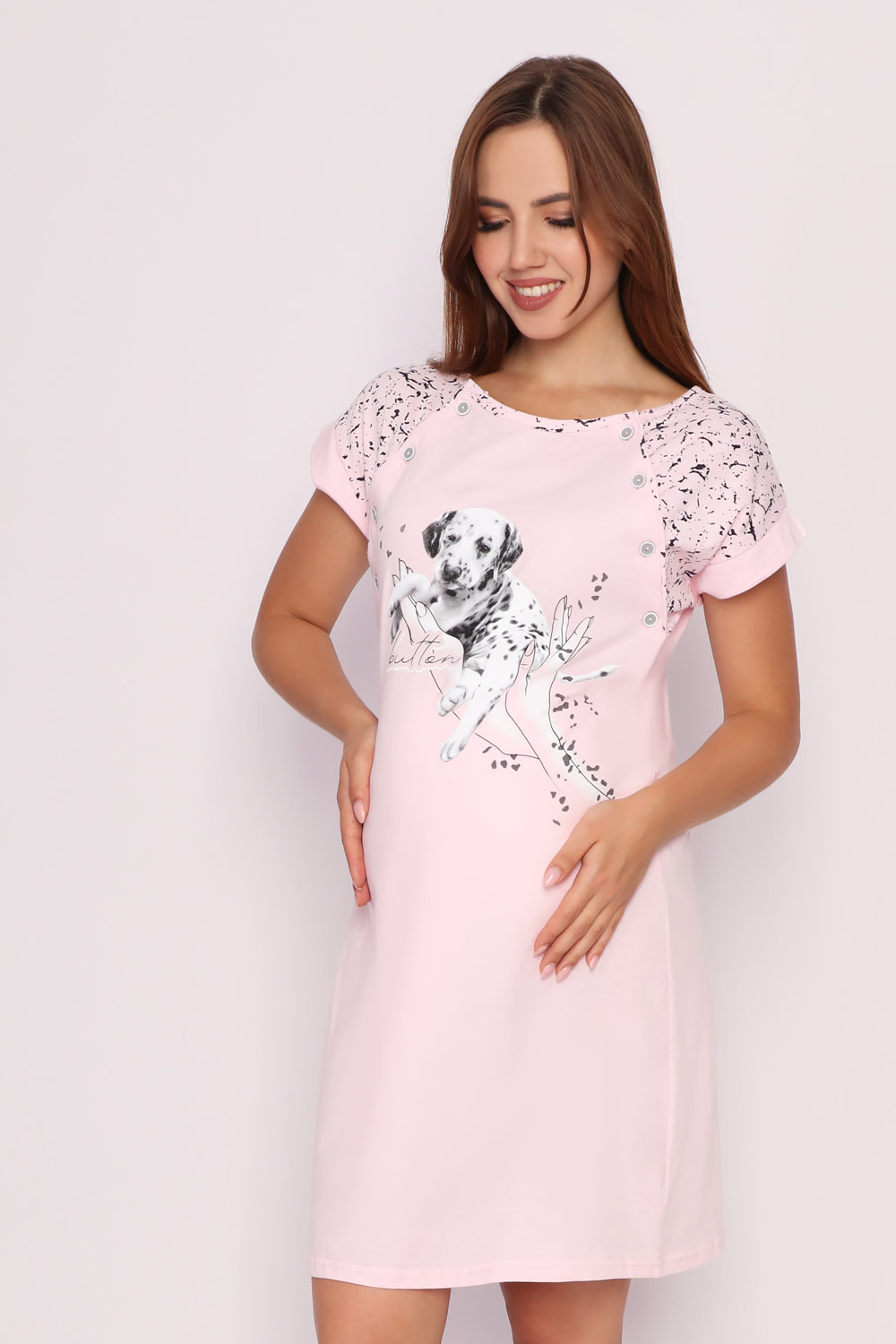 Пижама женская сорочка+халат КЖ 0237