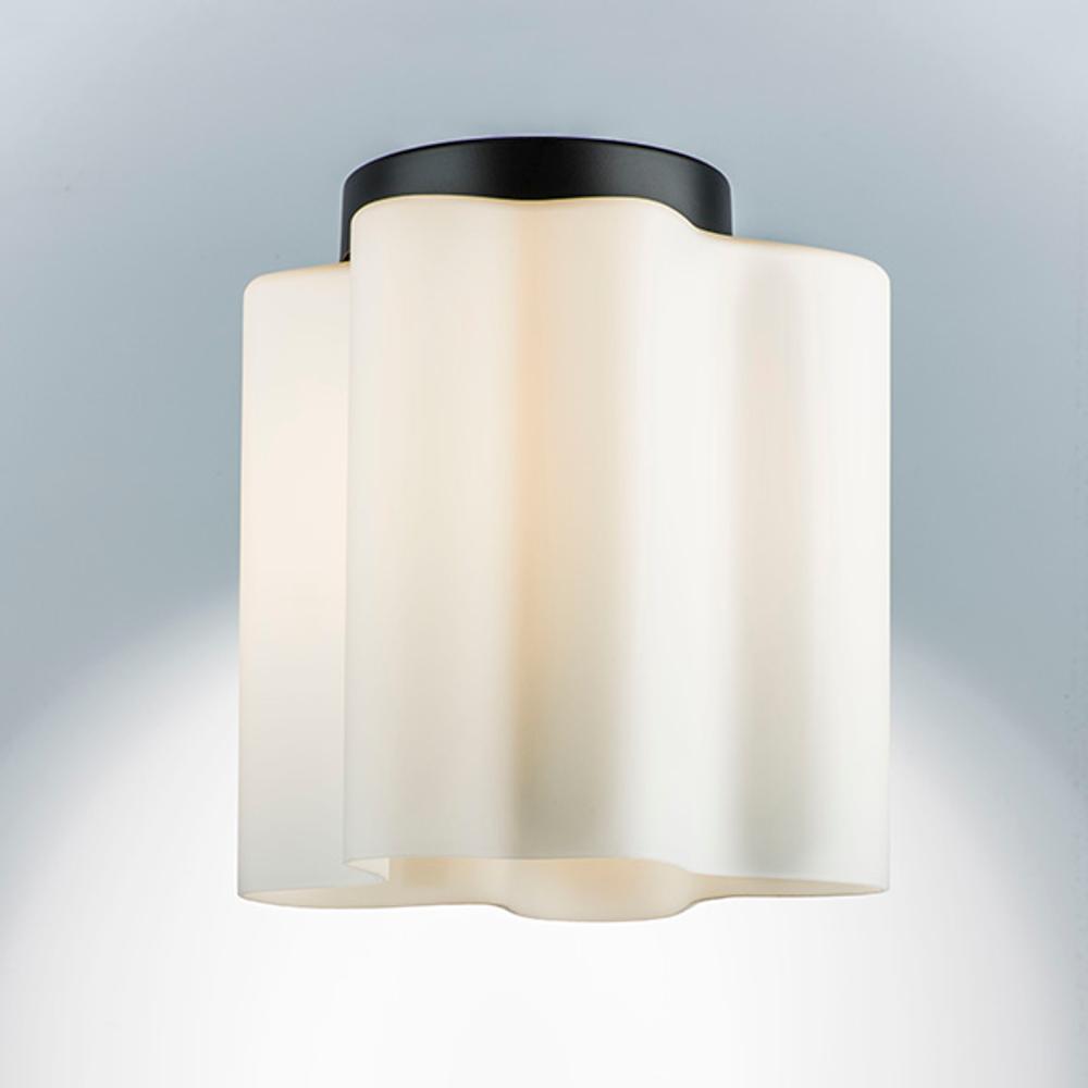 802017 Светильник NUBI 1х40W E27 ЧЕРНЫЙ МАТОВЫЙ/БЕЛЫЙ