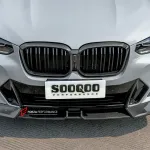 Карбоновая губа переднего бампера для BMW X3 G01 Рестайлинг 2022-2023 / X4 G02 Рестайлинг 2022+ БМВ