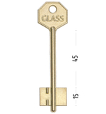 Заготовка сувальдного ключа 14203 KLS1D КЛАСС-1 (желтый)