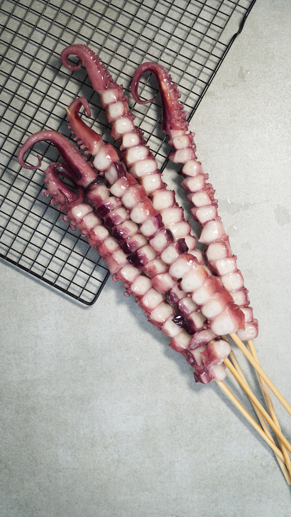 Кальмар щупальца на шпажке 0.5кг