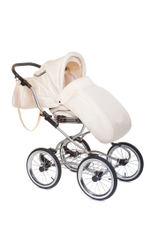 Детская коляска Reindeer Prestige Wiklina Eco-line 3 в 1 с конвертом (белый)