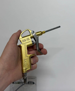 Пистолет продувочный для компрессора, с переходником, носик 50 мм, DG-10 (1 шт.)