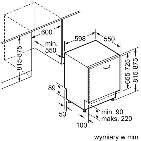 Встраиваемая посудомоечная машина Bosch SMV 46IX14