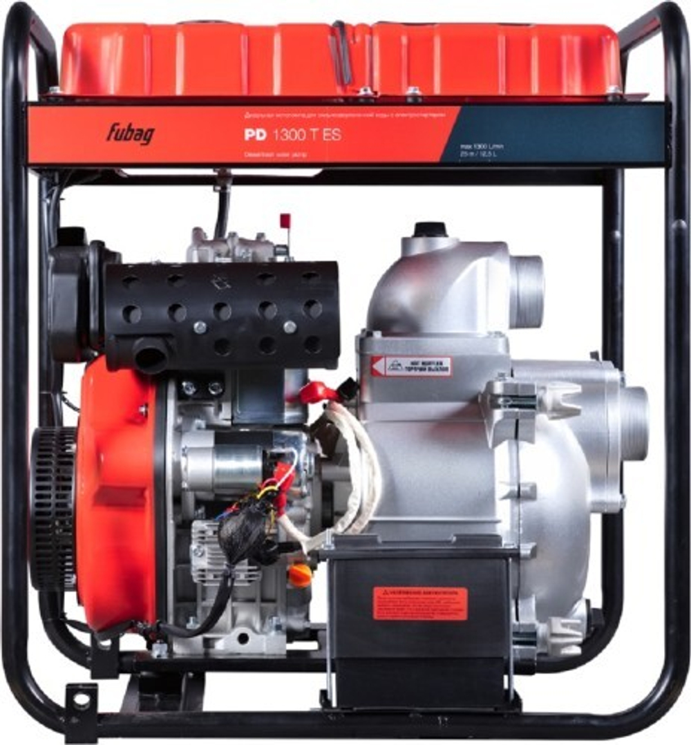 Мотопомпа дизельная для грязной воды FUBAG PD 1300T ES 646272