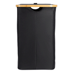 Корзина для белья с двумя отделениями neat twin, 53,5х33х53 см, черная