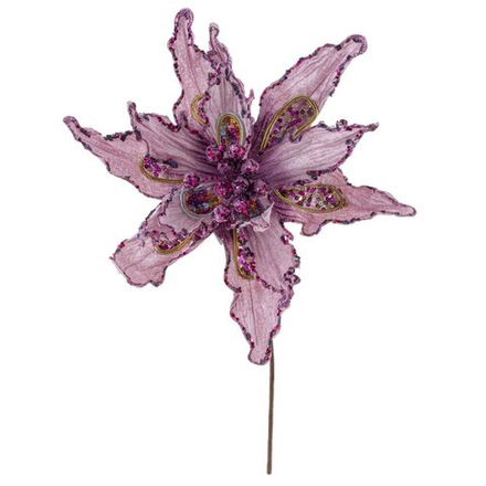 GAEM Цветок искусственный "Пуансеттия", L33 W33 H53 см
