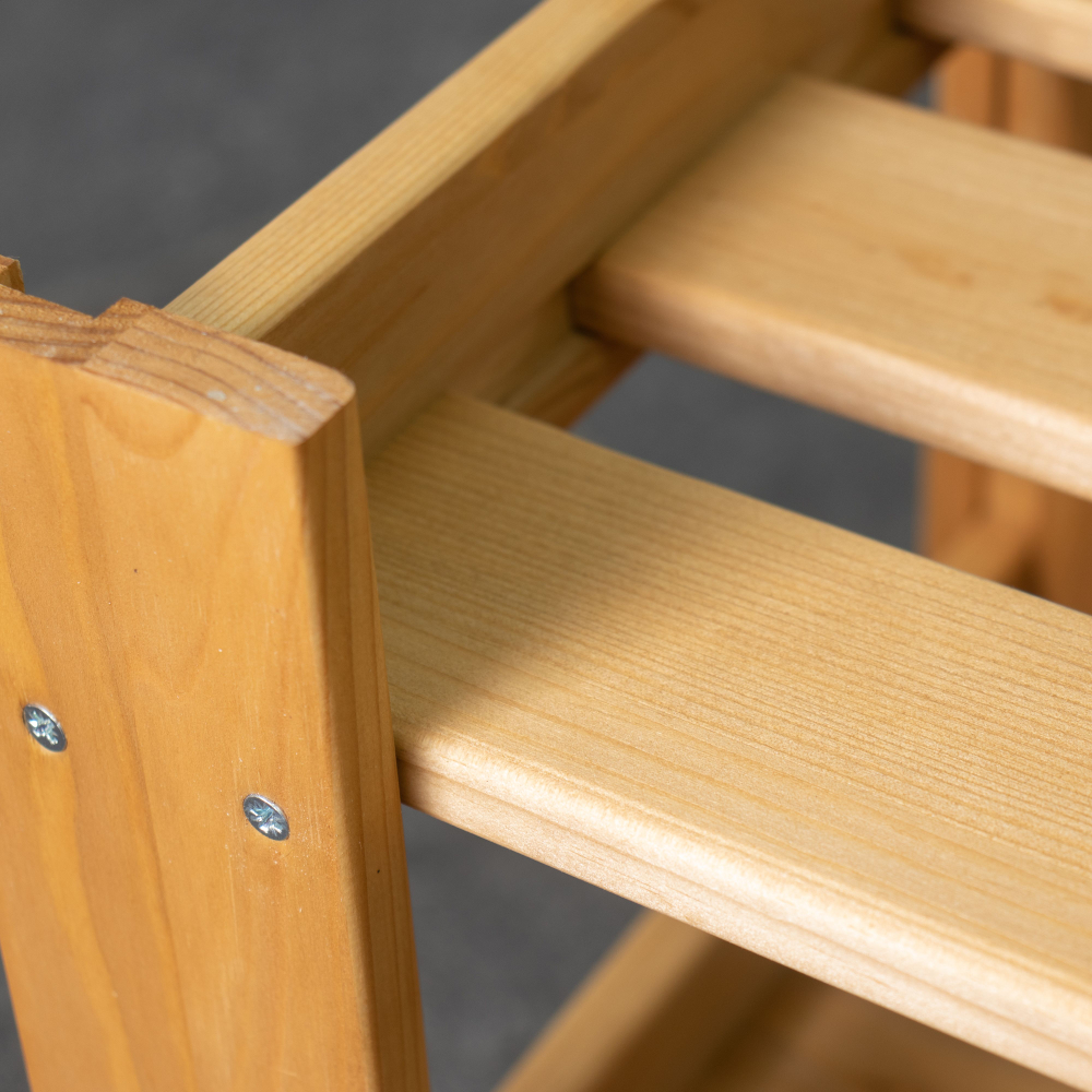 Стеллаж, 64х28х50, Альберт, напольный, напольный, деревянный, для игрушек и книг, на балкон и кухню, бейц, Ikea