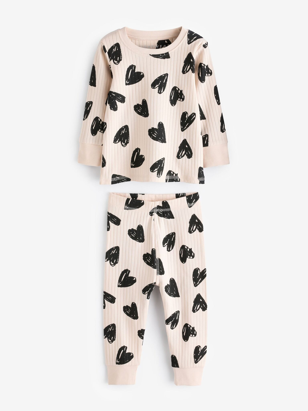 Пижама для девочки Next Q96-785, 3 шт., Серый, Бежевый