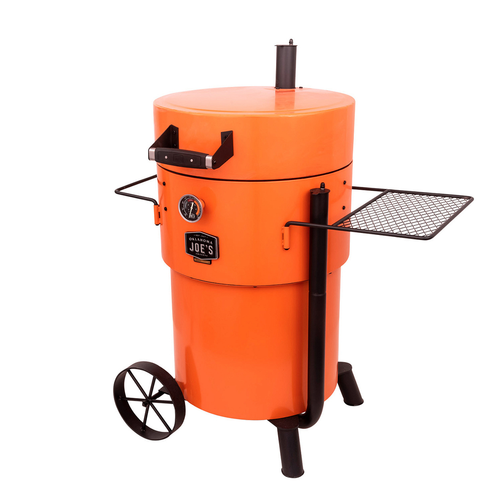 Коптильня Oklahoma Joe's Drum Bronco Pro (оранжевая)