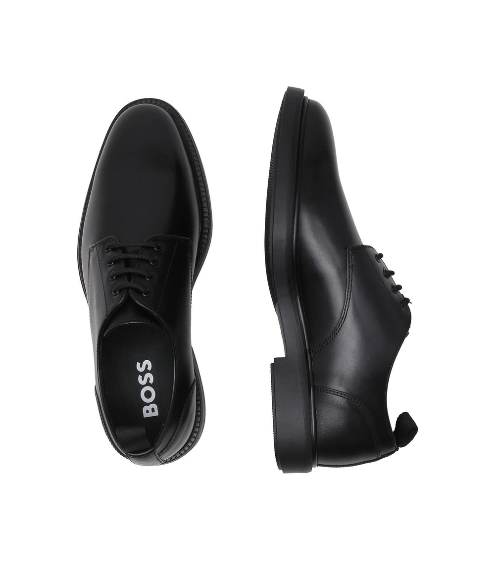 Кожаные дерби larry_derb_eylt BOSS BLACK - черный(50516670)