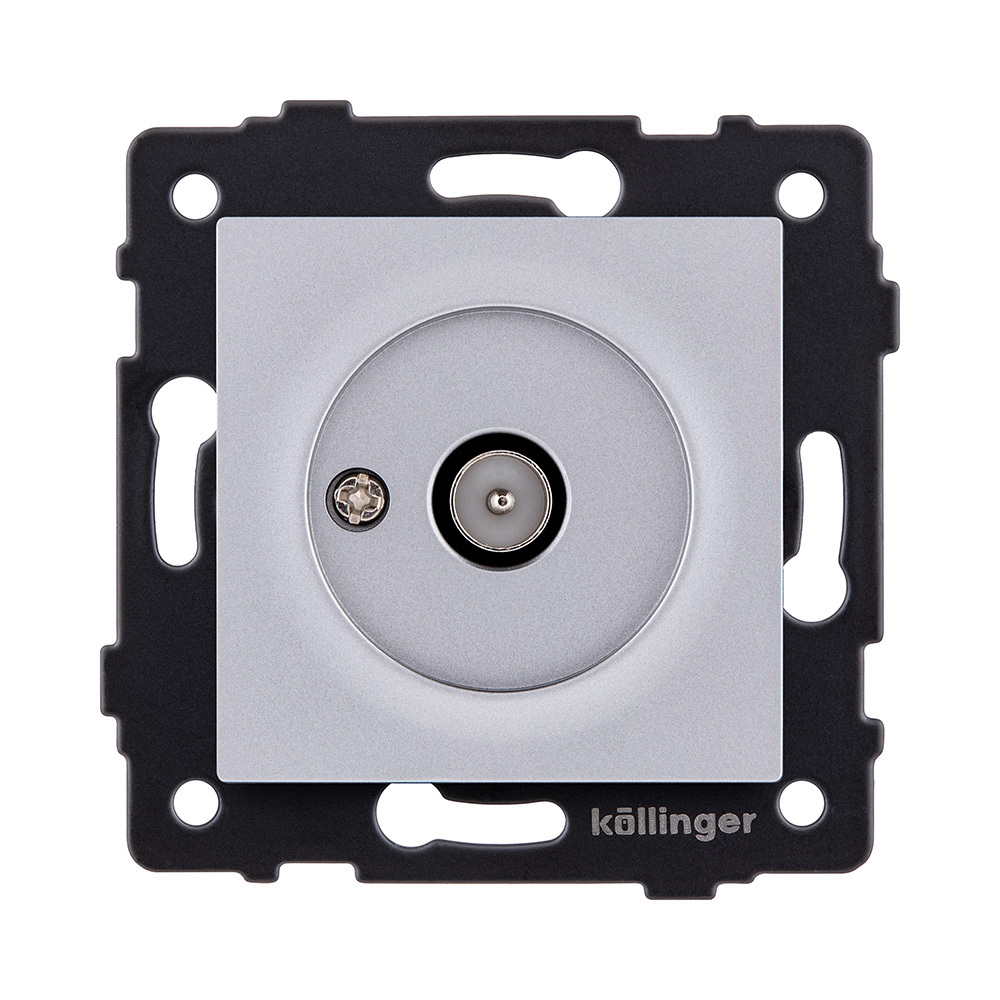 Розетка TV (папа), серый Kollinger REA-007GY для Aspekt, Eleganz, Reflex