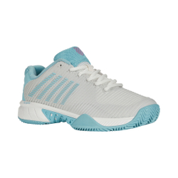 Женские теннисные кроссовки K-Swiss Hypercourt Express 2 Clay Court Shoe Women - White, Light Blue