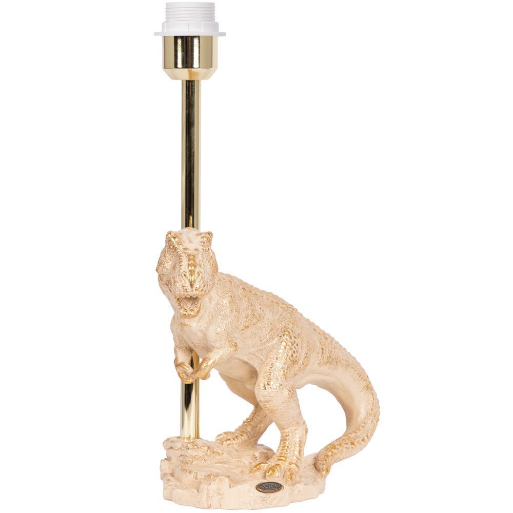 Настольная лампа Динозавр Тирекс Айвори с абажуром 38 Айвори