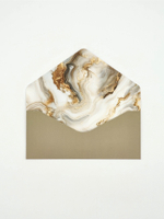 Конверт подарочный «Мрамор», софт-тач, тиснение, 19×9 см