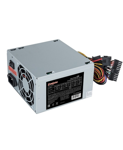 Exegate EX292144RUS Блок питания 600W ExeGate CP600 (ATX, 8cm fan, 24pin, 4pin, 3xSATA, 2xIDE, FDD)