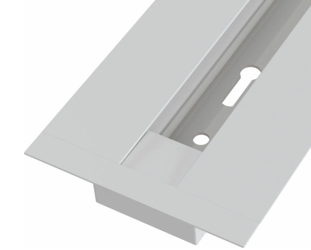 Несущий профиль Busbar trunkings TRX004-111W, однофазный, врезной, белый, 1 м, IP20