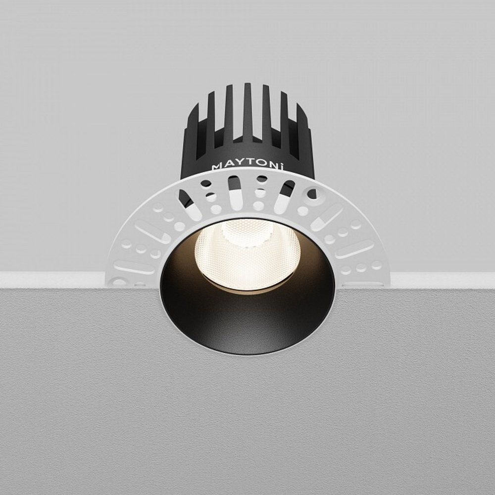 Встраиваемый светильник Maytoni Dip DL121-15W-4K-TRS-B