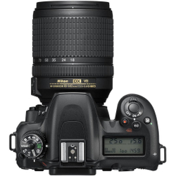 Цифровая зеркальная камера Nikon D7500 Kit с объективом 18-140mm f/3.5-5.6G ED VR, черный
