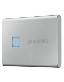 Твердотельный накопитель SSD Samsung T7 External 2Tb SILVER USB 3.2 (MU-PC2T0S/WW) 1year