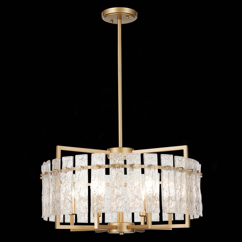 SL1632.203.06 Люстра подвесная ST-Luce Шампань/Прозрачный E14 6*60W