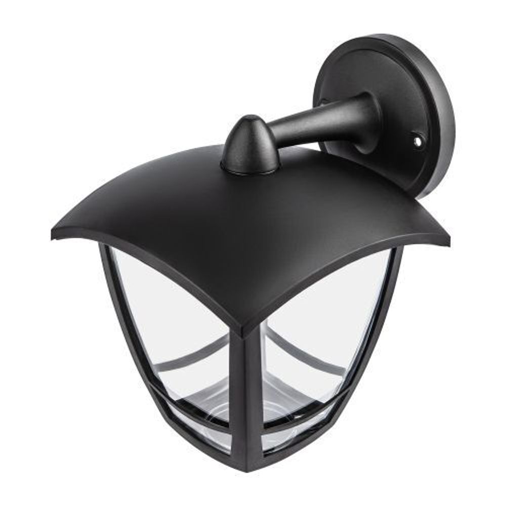 Светильник светодиодный садово-парковый ДБУ 07-8-002 Дели 2 8Вт 3000К IP44 4 гранный настенный черн. Эра Б0064297