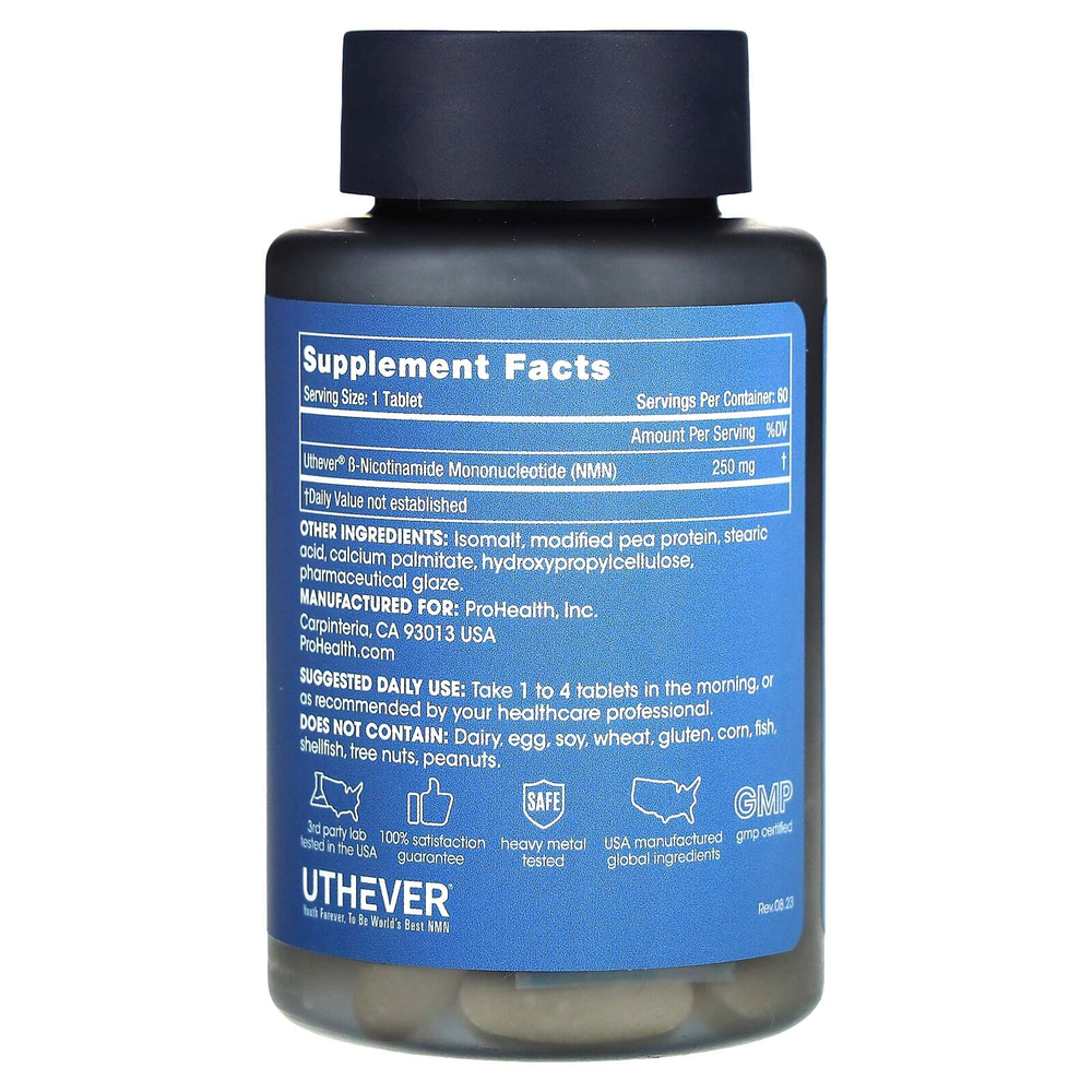 ProHealth Longevity, NMN Pro 250, 250 мг, 60 таблеток