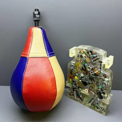 Набивная Premium груша Junior (цветная) с усиленной оксидированной шпилькой