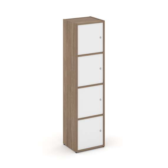 Locker plus Комплект №4 LK.K-004 Дуб Аризона/Белый 408*350*1593