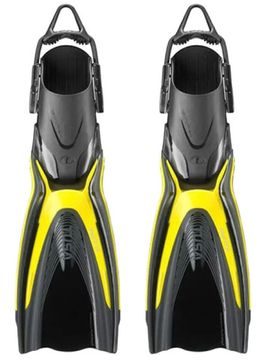 Ласты TUSA HyFlex Switch регулируемые черный/желтый