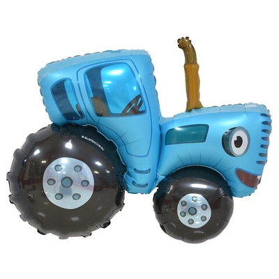 Фольгированный шар-фигура «Синий трактор», 107 см