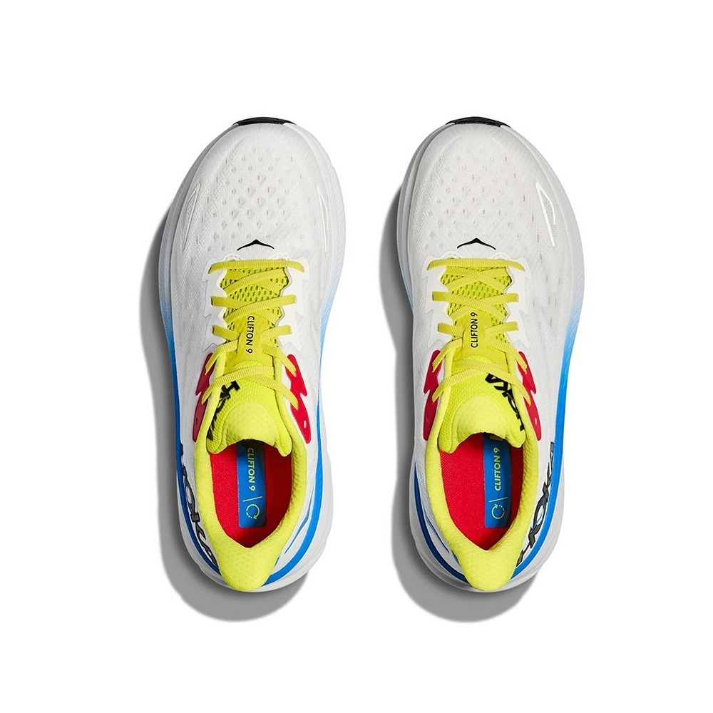 Кроссовки мужские HOKA M CLIFTON 9 Blanc De Blanc / Virtual Blue Retail