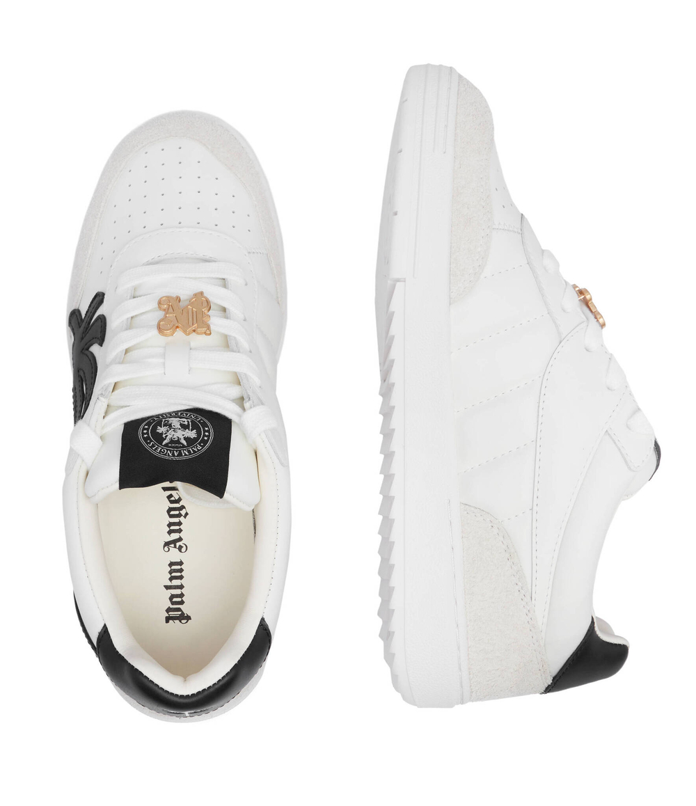 Кожаные кроссовки university Palm Angels - белый(PMIA097R 24LEA001)