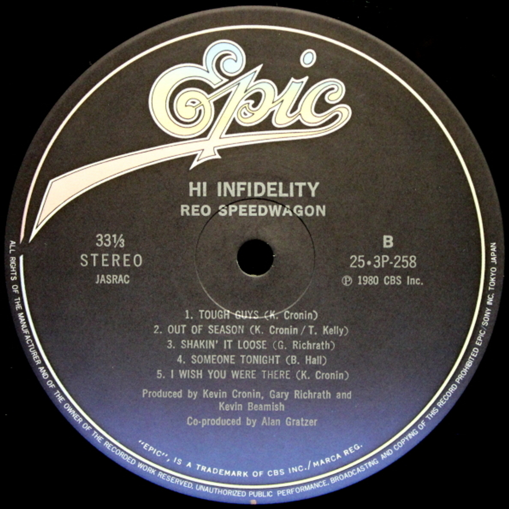 REO Speedwagon / Hi Infidelity (LP)